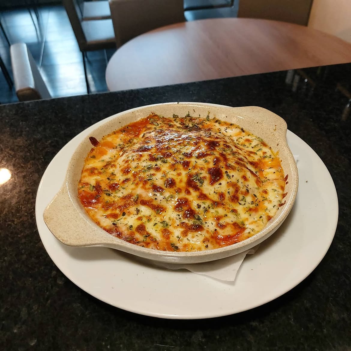 Lasanha gratinada
